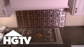 DIY Cheap Kitchen Backsplash Ideas  HGTV [upl. by Kirima]