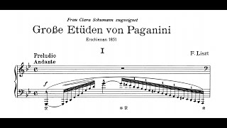 Franz Liszt  S141 Grandes études de Paganini Filipec [upl. by Ittap575]