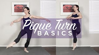 Pique Turn Basics for Ballet [upl. by Herzen742]