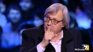 Sgarbi vs Spettatore quotPezzo di merdaquot [upl. by Shyamal]