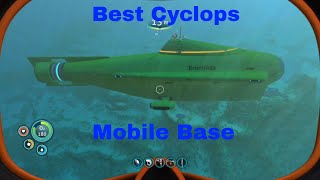 Subnautica Cyclops Tour  This is the best cyclops base setup yet [upl. by Lahcim499]