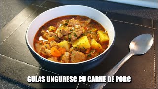 GULAS UNGURESC CU CARNE DE PORCadrianascooking [upl. by Badr]