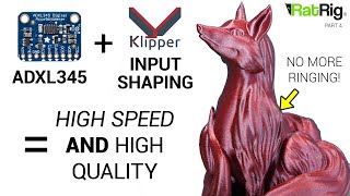 Klipper input shaping  A leap forward in high speed AND high quality 3D printing Rat Rig part 4 [upl. by Maje]