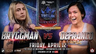 Triton Fights 12 Rebecca Bryggman vs Alayna DeFranco [upl. by Dalt674]