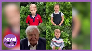 Royal Children Interview Sir David Attenborough About Wildlife Conservation [upl. by Steinberg127]