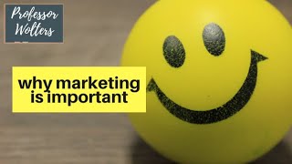 Why is Marketing Important It inspires people [upl. by Ahmed]