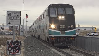 Railfanning Palmdale  121418 [upl. by Clower741]