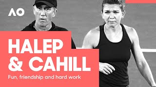 Simona Halep amp Darren Cahill  Art of Coaching [upl. by Ymiaj]