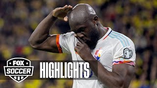 Sweden vs Belgium Highlights  UEFA European Qualifiers [upl. by Reifel]