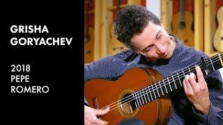 Paco de Lucias quotAlmoraimaquot played by Grisha Goryachev on a 2018 Pepe Romero [upl. by Yrkcaz840]