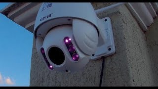 WANSCAM HW0045 WiFi PTZ 2MP IP Camera 1080P ONVIF Security Motion Detection Review [upl. by Cogswell783]