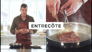 Välstekt med Scanpan  Entrecôte [upl. by Yror]