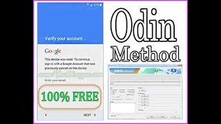 Odin method FRP Bypass only All Samsung Models [upl. by Eugaet996]