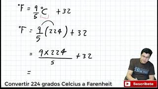 Convertir grados Celsius a Fahrenheit [upl. by Boyse]