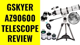 Gskyer AZ90600 90mm Telescope Review  Telescopes For Beginners Kids Adults  Astronomy [upl. by Cherrita]