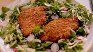 Crunchy chicken cutlets recipe  Simply Nigella Episode 2  BBC [upl. by Lark]