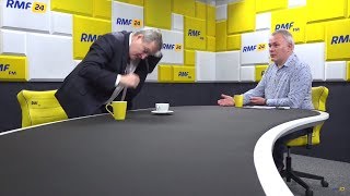 Wicepremier Piotr Gliński przerwywa wywiad w RMF FM u Roberta Mazurka [upl. by Block711]