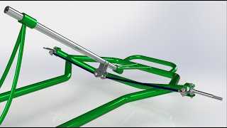 GoKart Steering System  SolidWorks Modeling Part 6 [upl. by Nail]