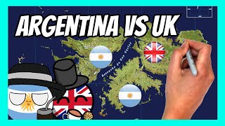 💥La GUERRA de las MALVINAS en 7 minutos💥  Guerra ARGENTINA VS UK [upl. by Adnaluoy]