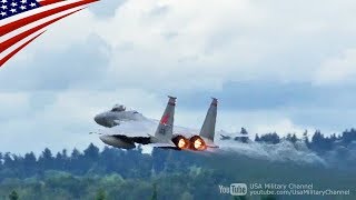 F15 Full Afterburner Takeoff amp Unrestricted Climb [upl. by Siskind]