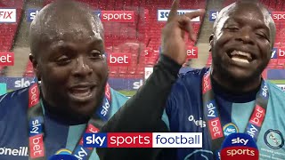 Best postmatch interview ever 🤣🙌 Akinfenwa celebrates Wycombes promotion [upl. by Dimitry]