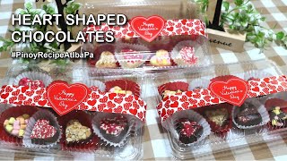 Heart Shaped Chocolates Recipe  How to Make Chocolates for Valentines Day [upl. by Waterman]