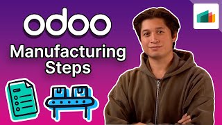 Manufacturing Steps  Odoo MRP [upl. by Nared]