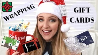 5 COOL WAYS TO WRAP GIFT CARDS [upl. by Raval]