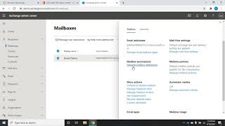 Managing mailboxes in Office 365 Exchange [upl. by Prentice227]