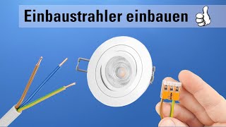 Einbauspots einbauen  Einbaustrahler verkabeln und erweitern [upl. by Thrift408]