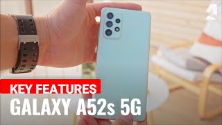 Samsung Galaxy A52s 5G handson amp key features [upl. by Lemuelah]