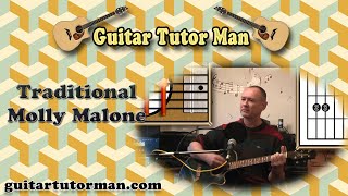 Molly Malone  Irish Traditional  Acoustic Guitar Lesson easy [upl. by Noryk299]