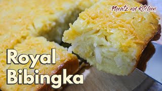 Royal Bibingka with Macapuno A Taste of Royalty Filipino Glutinous Rice Cake with Coconut Strips [upl. by Amory185]