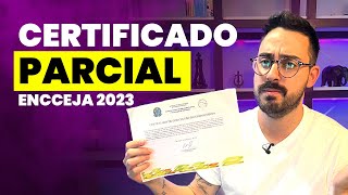 CERTIFICADO 2023 PARCIAL ENCCEJA [upl. by Nosahc]