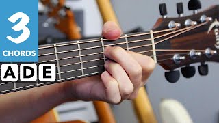 THREE LITTLE BIRDS Guitar Lesson  3 Chord Guitar Songs for Beginners  Bob Marley [upl. by Hgielrahc]