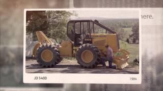 Celebrating 50 Years of Skidders  John Deere Forestry Equipment [upl. by Eilac186]