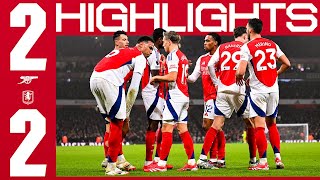 HIGHLIGHTS  Arsenal vs Aston Villa 22  Martinelli Havertz  Premier League [upl. by Vivyan]