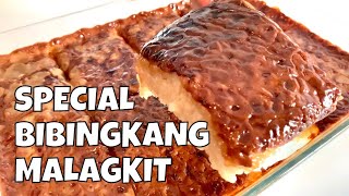 BIBINGKANG MALAGKIT RECIPE  Filipino Rice Cake with Caramelized Coconut Topping [upl. by Galligan]