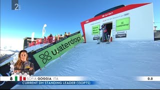 Sofia Goggia wins Downhill at Zauchensee Austria [upl. by Irolav]