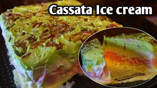 കസാട്ട ഐസ് ക്രീം വീട്ടിൽ ഉണ്ടാക്കാം  Cassata Ice Cream Recipe In Malayalam  Cassata Ice Cream [upl. by Eittod]