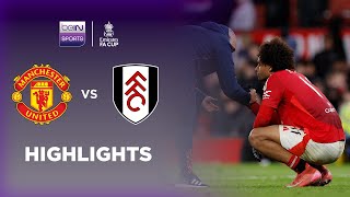 Manchester United 11 Pen 34 Fulham  FA Cup 2425 Match Highlights [upl. by Ruberta]