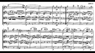 WA Mozart Flute Quartet in D major K285 Score video [upl. by Eniamor]