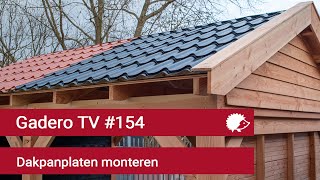 154 Dakpanplaten monteren [upl. by Yebot]