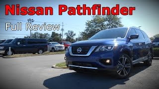 2017 Nissan Pathfinder Full Review  S SV SL amp Platinum [upl. by Kra991]