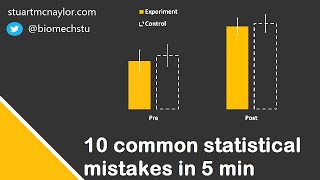 Ten Statistical Mistakes in 5 Min [upl. by Eleni120]