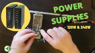 How to Install the DIN Rail Mountable 120W240W Power Supplies [upl. by Niak787]