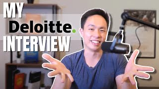 Deloitte Interview Process My Experience [upl. by Allevon]