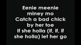 Justin Bieber FtSean Kingston Eenie Meenie Lyrics [upl. by Alyel]