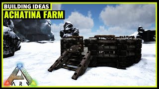 HOW TO BUILD AN ACHATINA CEMENTING PASTE FARM  ARK SURVIVAL [upl. by Tatianas]