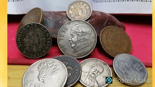 LAS 10 MONEDAS MAS VALIOSAS nikel y cobré México [upl. by Nauqed]